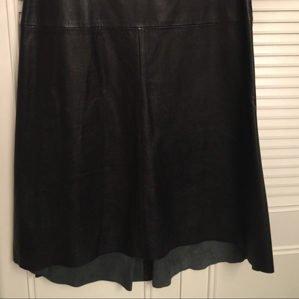 VTG DKNY leather skirt